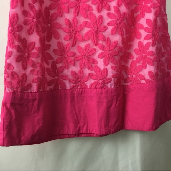 Gymboree Pink Floral Girls Dressy Dress Size 7 Dress Party Dress - Picture 3 of 6